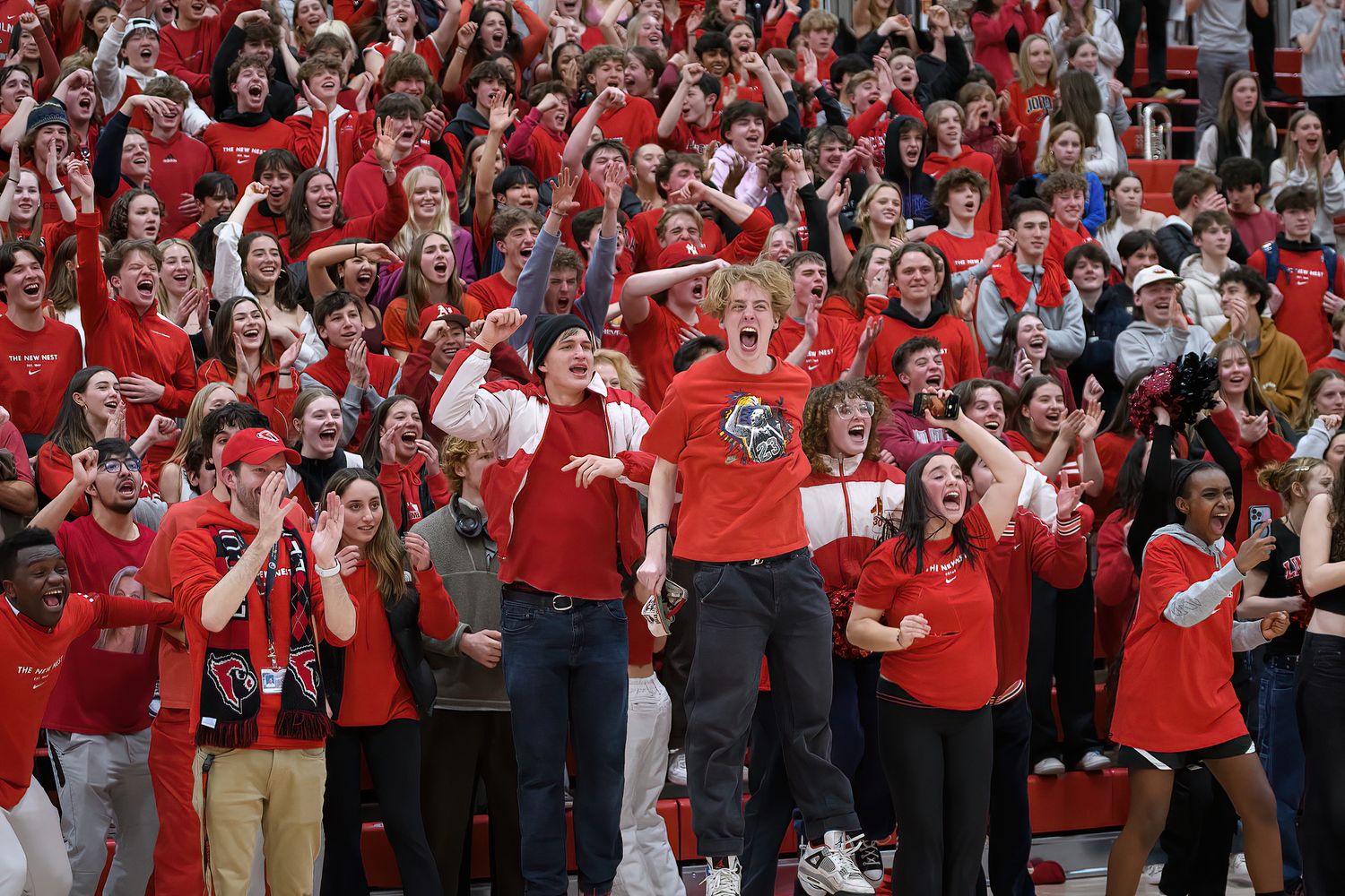 1 Lincoln vs Cleveland boys basketball 6A Oregon second round March 4 2023 Ken Waz 78
